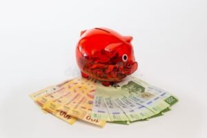 El Fondo de Ahorro Está Sujeto a Gravamen de ISR en México 5 alcancia con billetes y monedas mexicanas