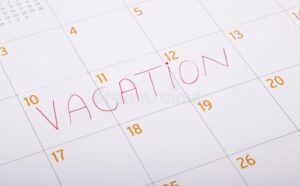 Cuántos días de vacaciones me corresponden por un año de trabajo 16 calendario con dias marcados para vacaciones