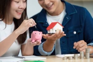 casa con ahorro y planificacion financiera visualizada