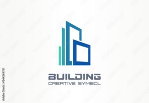 edificio corporativo moderno con logo empresarial