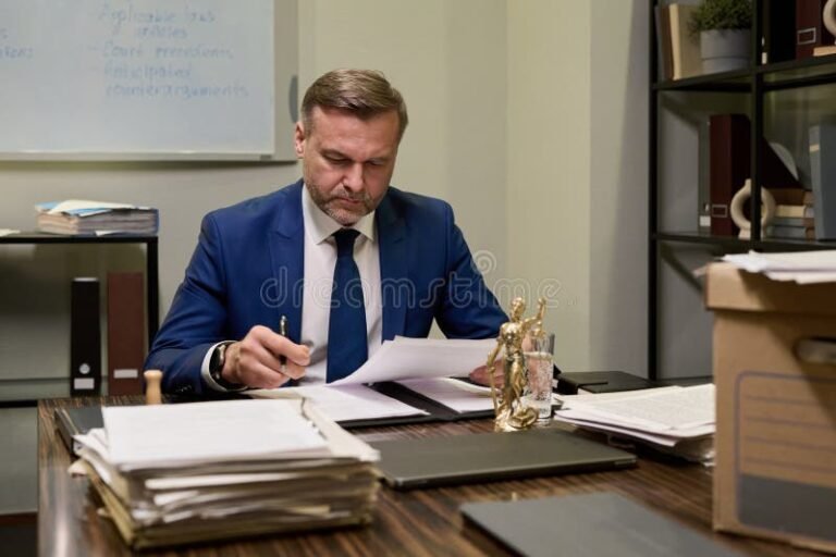 Cómo Saber Si Una Persona Está Demandada en México Guía Fácil 2 persona revisando documentos legales en escritorio