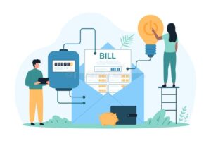 Dónde puedo solicitar ayuda para pagar luz y gas en México 9 persona revisando factura de servicios publicos